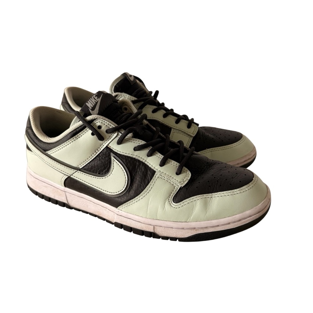 Nike Dunk Low Retro PRM Sneaker Dark Smoke Grey/Barely Green FZ1670-001 Mens 9.5